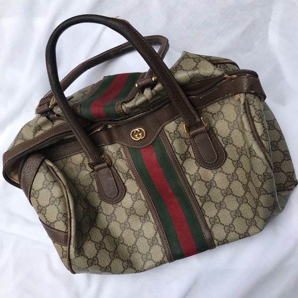 damaged gucci bag